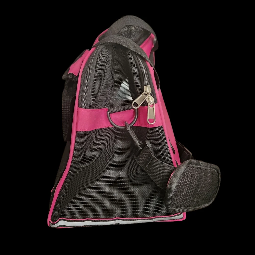 Pink and Black Pet Carrier
